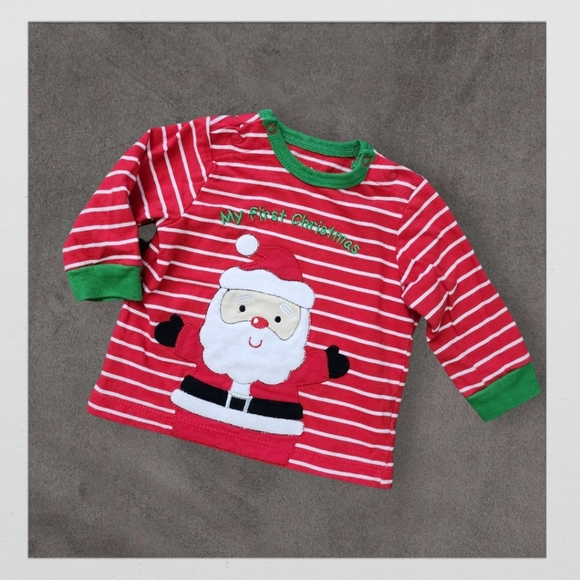 My First Christmas Tee, Kid's 3M - Picture 1 of 7